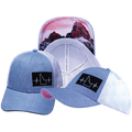 Idaho - 6 Panel - Shallow Fit - Pony Tail - Light Blue / White - Laser Mesh (Unisex)