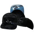 Idaho - 7 Panel - Black Camo / Black - Laser Mesh (Unisex)
