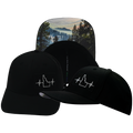 Idaho - 6 Panel - Black - Laser Mesh (Unisex)
