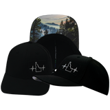Idaho - 6 Panel - Black - Laser Mesh (Unisex)