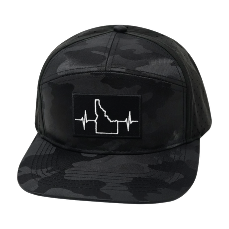 Idaho - 7 Panel - Black Camo / Black (Unisex)