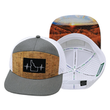 Idaho - 7 Panel - Cork - Gray / White - Laser Mesh (Unisex)