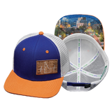 Idaho - 6 Panel - Royal Blue / Orange / White (Unisex)