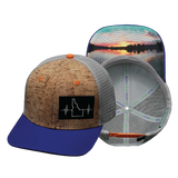 Idaho - 6 Panel - Cork - Royal Blue / Gray (Unisex)