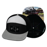 Nevada - 7 Panel - Gray / Charcoal / White / Black (Unisex)