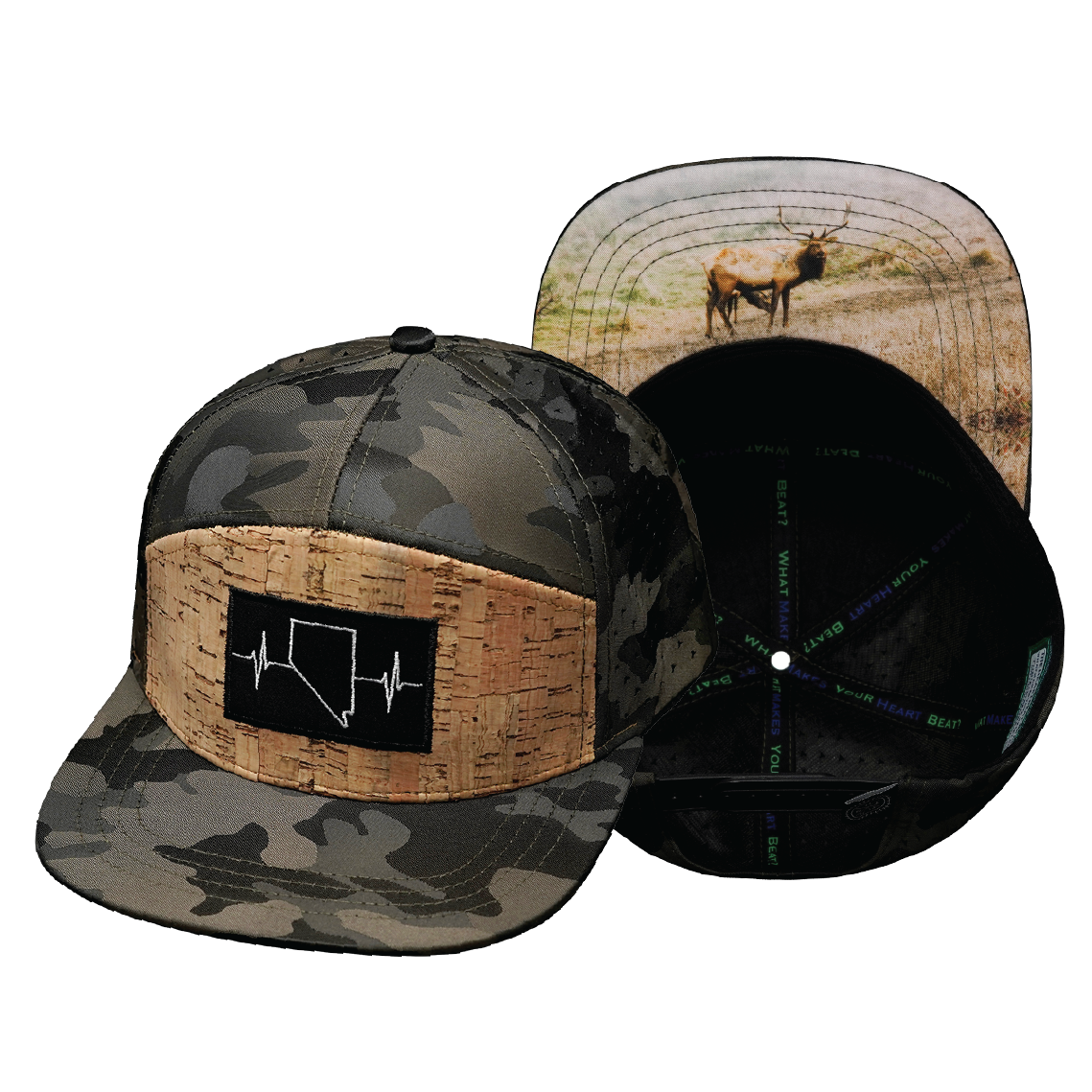 Nevada - 7 Panel - Cork - Tan Camo (Unisex)