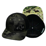 Nevada - 6 Panel - Green Camo / Black (Unisex)