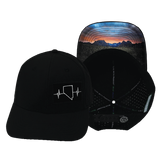 Nevada - 6 Panel - Black (Unisex)