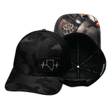 Nevada - 6 Panel - Black Camo / Black (Unisex)