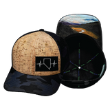 Nevada - 6 Panel - Cork - Navy Camo (Unisex)