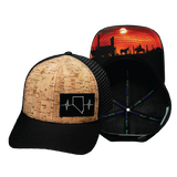 Nevada - 6 Panel - Cork - Black (Unisex)