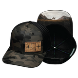 Nevada - 6 Panel - Tan Camo / Black (Unisex)
