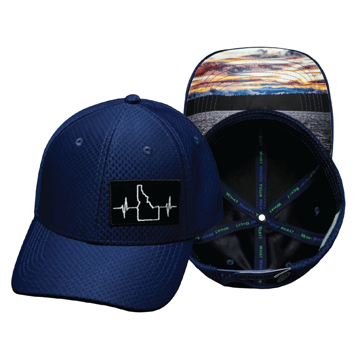 Idaho - 6 Panel - AirMesh - Athletic Fit - Navy (Unisex)