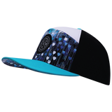 THB - 7 Panel - Love Rising - Neon Green Blue / White / Black - Laser Mesh (Unisex)