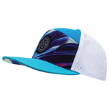THB - 7 Panel - Molten Dream - Neon Green Blue / Neon Blue / White - Laser Mesh (Unisex)