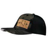 Nevada - 6 Panel - Tan Camo / Black - Trucker Mesh (Unisex)