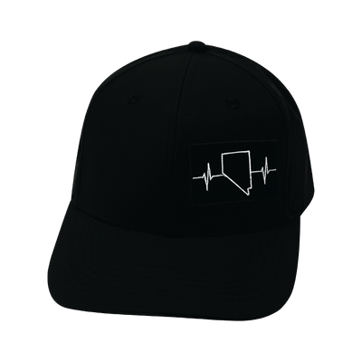 Nevada - 6 Panel - Black - Laser Mesh (Unisex)