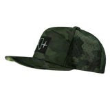 Nevada - 7 Panel - Green Camo - Laser  Mesh (Unisex)