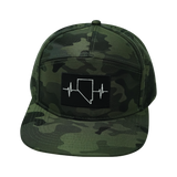 Nevada - 7 Panel - Green Camo - Laser  Mesh (Unisex)