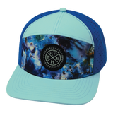 **YOUTH** THB  - 7 Panel - Nebula - Mint / Blue (Unisex)