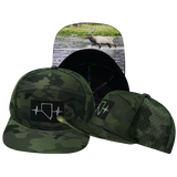 Nevada - 7 Panel - Green Camo - Laser  Mesh (Unisex)