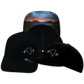 Nevada - 6 Panel - Black - Laser Mesh (Unisex)
