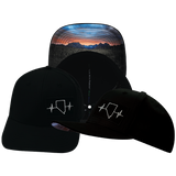 Nevada - 6 Panel - Black - Laser Mesh (Unisex)