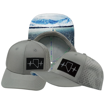 Nevada - 6 Panel - Gray - Laser Mesh (Unisex)