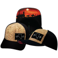 Nevada - 6 Panel - Cork - Black - Trucker Mesh (Unisex)