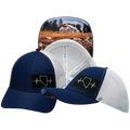 Nevada - 6 Panel - Shallow Fit - Navy / White - Trucker Mesh (Unisex)