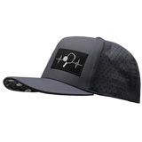 Pickleball - 5 Panel - Structured - Charcoal Gray - Laser Mesh (Unisex)