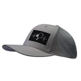 Pickleball - 6 Panel - Light Gray - Laser Mesh (Unisex)
