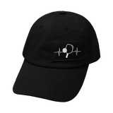 Pickleball - 6 Panel - Unstructured - Relaxed Fit - Black - Laser Mesh (Unisex)