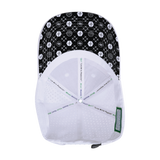 Pickleball - 6 Panel - Shallow Fit - Pony Tail - White (Unisex)