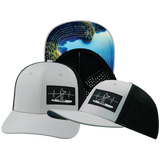 Paddle Board - 6 Panel - Gray / Black - Laser Mesh (Unisex)