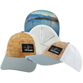 Paddle Board - 6 Panel - Shallow Fit - Pony Tail - Cork - Gray / White - Laser Mesh (Unisex)