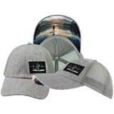 Paddle Board - 6 Panel - Unstructured - Relaxed Fit - Gray Hemp / Gray - Soft Trucker Mesh (Unisex)