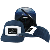 Paddle Board - 5 Panel - Sporty - Unstructured - Navy / White - Laser Mesh (Unisex)