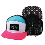 Pickleball - 7 Panel - Neon Pink / White / Neon Blue Green / Black (Unisex)