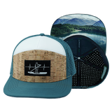 Paddle Board - 7 Panel - Cork - Dark Teal / White (Unisex)