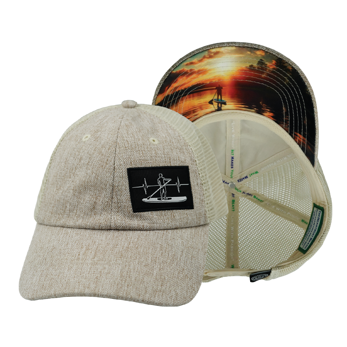 Paddle Board - 6 Panel - Unstructured - Relaxed Fit - Sand Hemp / Sand (Unisex)