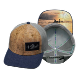 Surf - 6 Panel - Cork - Heather Navy / Gray (Unisex)
