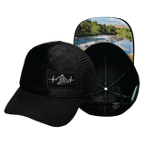 Surf - 5 Panel - Quilted - Black (Unisex)