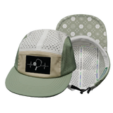 Pickleball - 5 Panel - Sporty - Unstructured - Sage / Cream / White (Unisex)