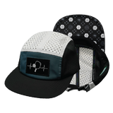 Pickleball - 5 Panel - Sporty - Unstructured - Black / Slate Green / White (Unisex)