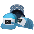 Pickleball - 7 Panel - Light Blue / White / Aqua - Laser Mesh (Unisex)