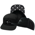 Pickleball - 7 Panel - Black - Laser Mesh (Unisex)