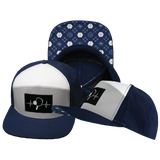 Pickleball - 7 Panel - Navy / Gray / White - Laser Mesh (Unisex)