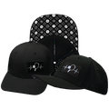 Pickleball - 6 Panel - Black - Laser Mesh (Unisex)