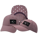 Pickleball - 6 Panel - Shallow Fit - Pony Tail - Lavender - Laser Mesh (Unisex)
